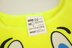 AMIO Výstražná vesta dětská žlutá SVK-04 s certifikátem