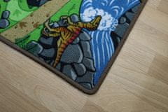 Vopi Dětský kusový koberec Dino čtverec 60x60