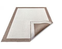 NORTHRUGS Kusový koberec Twin-Wendeteppiche 105474 Linen – na ven i na doma 80x150