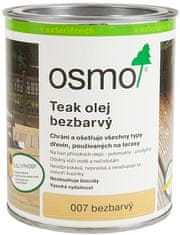 Osmo terasový olej, 007 olej na dřevo Teak, bezbarvý 0,75 l