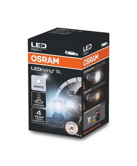Osram OSRAM LED PS19W 12V 1,8W PG20-1 Retrofit LED Cool White 6000K 2ks 5201DWP