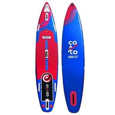 paddleboard COASTO Turbo 12'6''x30''x6'' blue/red One Size
