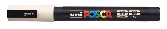 Uni-ball POSCA akrylový popisovač - béžový 0,9 - 1,3 mm