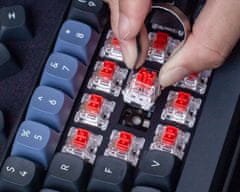 Keychron K6 Pro QMK/VIA Mechanická klávesnice RGB Aluminium Red Keychron K Pro K6P-J1