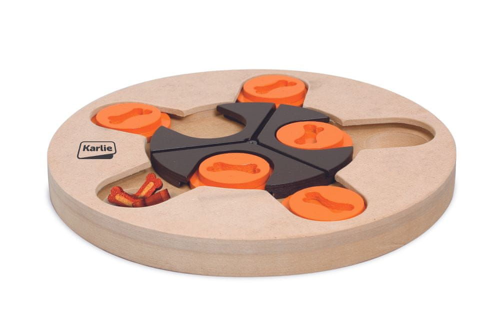Karlie Interaktivní dřevěná hračka Athena 23 cm - rozbaleno