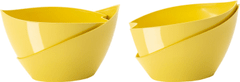 Plastia květináč samozavlažovací Doppio - žlutá 14 cm