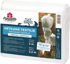 Rosteto Neotex / netkaná textilie - bílý 19g šíře 5 x 3,2 m