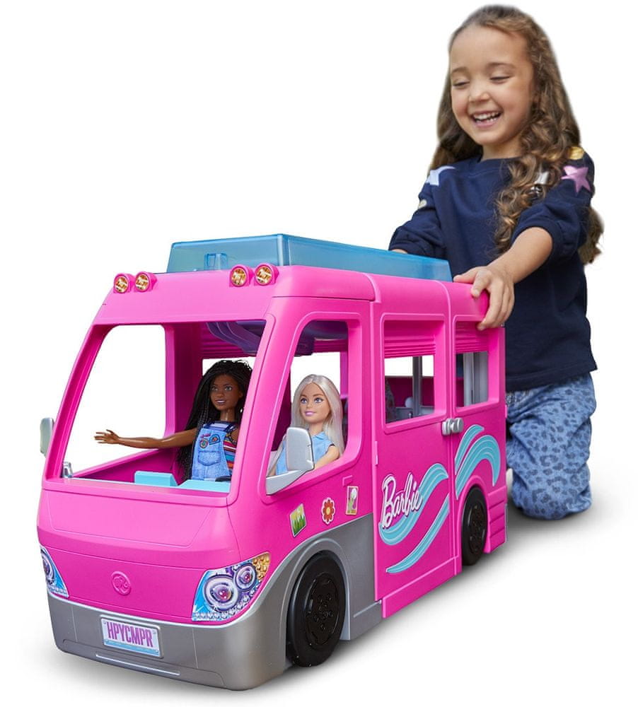 Levně Mattel Barbie Karavan snů s obří skluzavkou HCD46