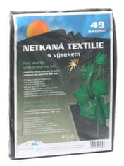 Neotex / netkaná textilie výsek černý 45g - okurky šíře 0,8 x 10 m