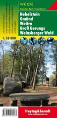 WK 076 Nebelstein, Gmünd, Weitra 1:50 000 / turistická mapa
