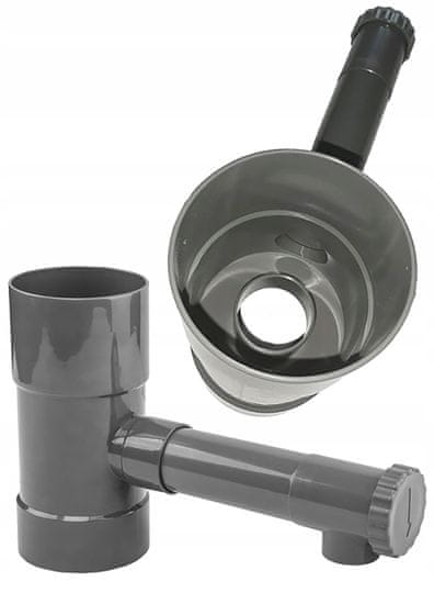 Bradas Sběrač / lapač dešťové vody s 80mm ventilem
