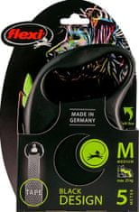 Flexi Black Design M pásek 5 m zelené 25 kg