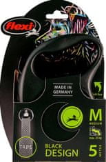 Flexi Black Design M pásek 5 m černé 25 kg