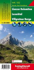 WK 182 Lienz Dolomity - Lesachtal - hory Villgraten 1:50 000 / turistická mapa