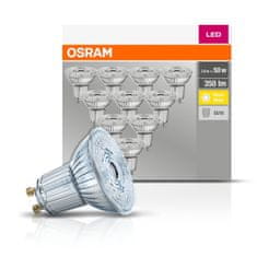 Osram 10x LED žárovka GU10 4,3W = 50W 350lm 2700K Teplá bílá