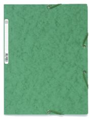 Exacompta Spisové desky s gumičkou A4 prešpán 400 g/m2 - zelené