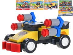 Mikro Trading BuildMeUp stavebnice - Závodní auta 31-50 ks v krabičce