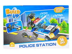 Mikro Trading BuildMeUp stavebnice - Police station 44 ks a 56 ks v krabičce