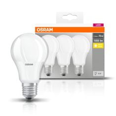 Osram 3x LED žárovka E27 A60 10W = 75W 1055lm 2700K Teplá bílá