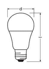 Osram 5x LED žárovka E27 A60 8,5W = 60W 806lm 4000K Neutrální bílá