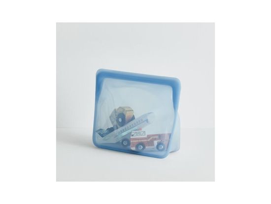 Stasher Stasher silikonový sáček na potraviny - Stand up midi, 1,5l Barva: modrá, Barva original: Rainbow Blue, material 1: Platinový silikon