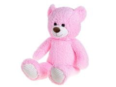 Mikro Trading Medvěd plyšový 78 cm růžový v sáčku