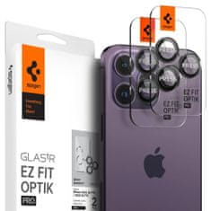 Spigen Optik.Tr 2x ochranné sklo na kameru na iPhone 14 Pro / 14 Pro Max, černé