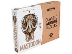 EWA ECO-WOOD-ART mamut |kvalitní dřevěné puzzle mastodon od EWA