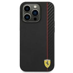 Ferrari FEHCP14LAXBK hard silikonové pouzdro iPhone 14 PRO 6.1" black Carbon