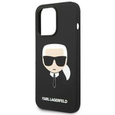 Karl Lagerfeld KLHCP14XSLKHBK hard silikonové pouzdro iPhone 14 PRO MAX 6.7" black Silicone Karl`s Head