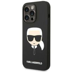 Karl Lagerfeld KLHCP14XSLKHBK hard silikonové pouzdro iPhone 14 PRO MAX 6.7" black Silicone Karl`s Head
