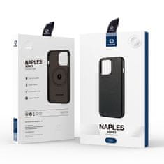 Dux Ducis Naples MagSafe kožené pouzdro na iPhone 14 PRO 6.1" Dark brown