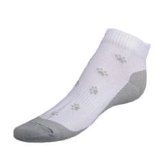 Bellatex Ponožky nízké Tlapky šedé - 35-38 - šedá, bílá