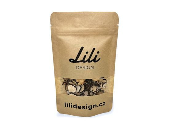 Lili Design Dřevěné lístečky mix 5 druhů