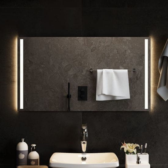 Petromila Koupelnové zrcadlo s LED osvětlením 90 x 50 cm