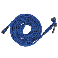 Bradas Flexibilní, smršťovací zahradní hadice 10m-30m s postřikovačem - modrá TRICK HOSE