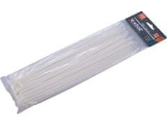 Extol Premium Pásky stahovací na kabely bílé, 280x3,6mm, 100ks, nylon PA66