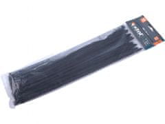 Extol Premium Pásky stahovací na kabely černé, 380x7,6mm, 50ks, nylon PA66