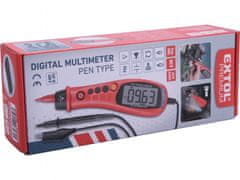 Extol Premium Multimetr digitální, tužka, True RMS, automatická volba rozsahů