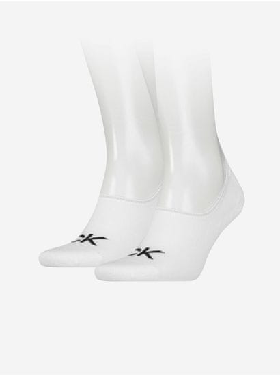 Calvin Klein Sada dvou párů pánských ponožek v bílé barvě Calvin Klein Underwear