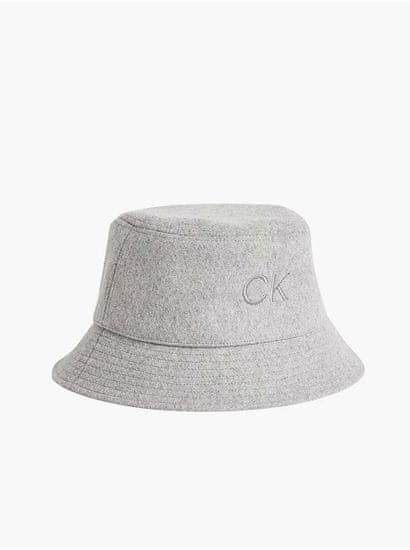 Calvin Klein Světle šedý dámský klobouk s příměsí vlny Calvin Klein