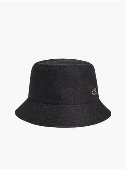 Calvin Klein Černý dámský vzorovaný klobouk Calvin Klein