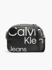 Calvin Klein Černá dámská vzorovaná crossbody kabelka Calvin Klein Jeans UNI