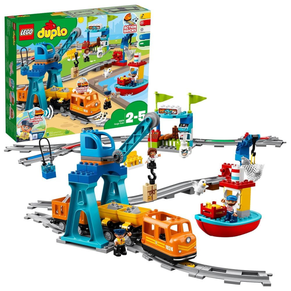 Levně LEGO DUPLO® 10875 Nákladní vlak