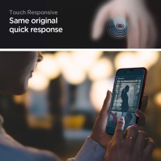 Spigen Ochranné Tvrzené Sklo sklo Fc iPhone 7 / 8 / Se 2020 / 2022 Black
