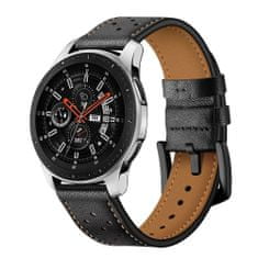 Tech-protect Řemínek Leather Samsung Galaxy Watch 46Mm Black