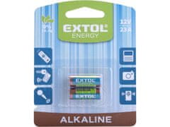 Extol Energy Baterie alkalické, 2ks, 12V (23A)