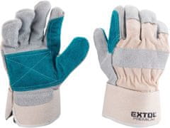 Extol Premium Rukavice kožené silné s podšívkou v dlani, velikost 10"-10,5"