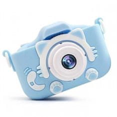 OEM Dětský digitální fotoaparát FullHD X5 Cat, modrý
