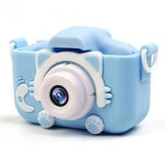 OEM Dětský digitální fotoaparát FullHD X5 Cat, modrý